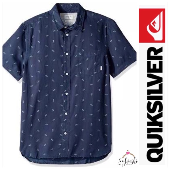 ๐ Quiksilver Fuji Mini Motif Short Sleeve Shirt - Picture 3 of 8